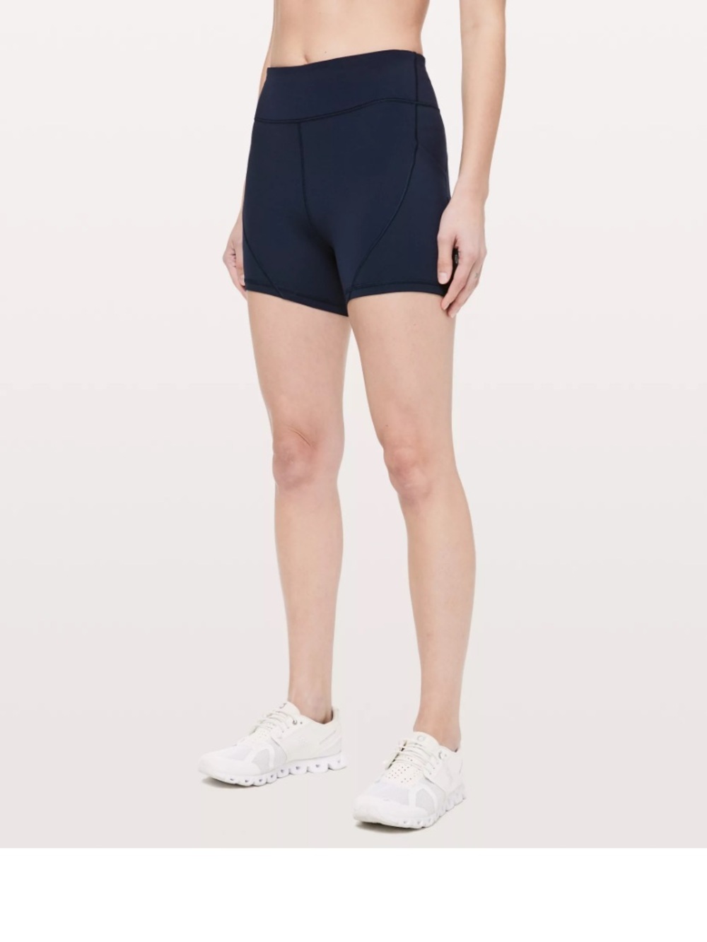 lululemon track and train 4” Navy Shorts